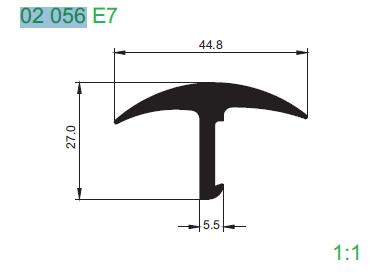 PROFIL 02056 E7 2500MM