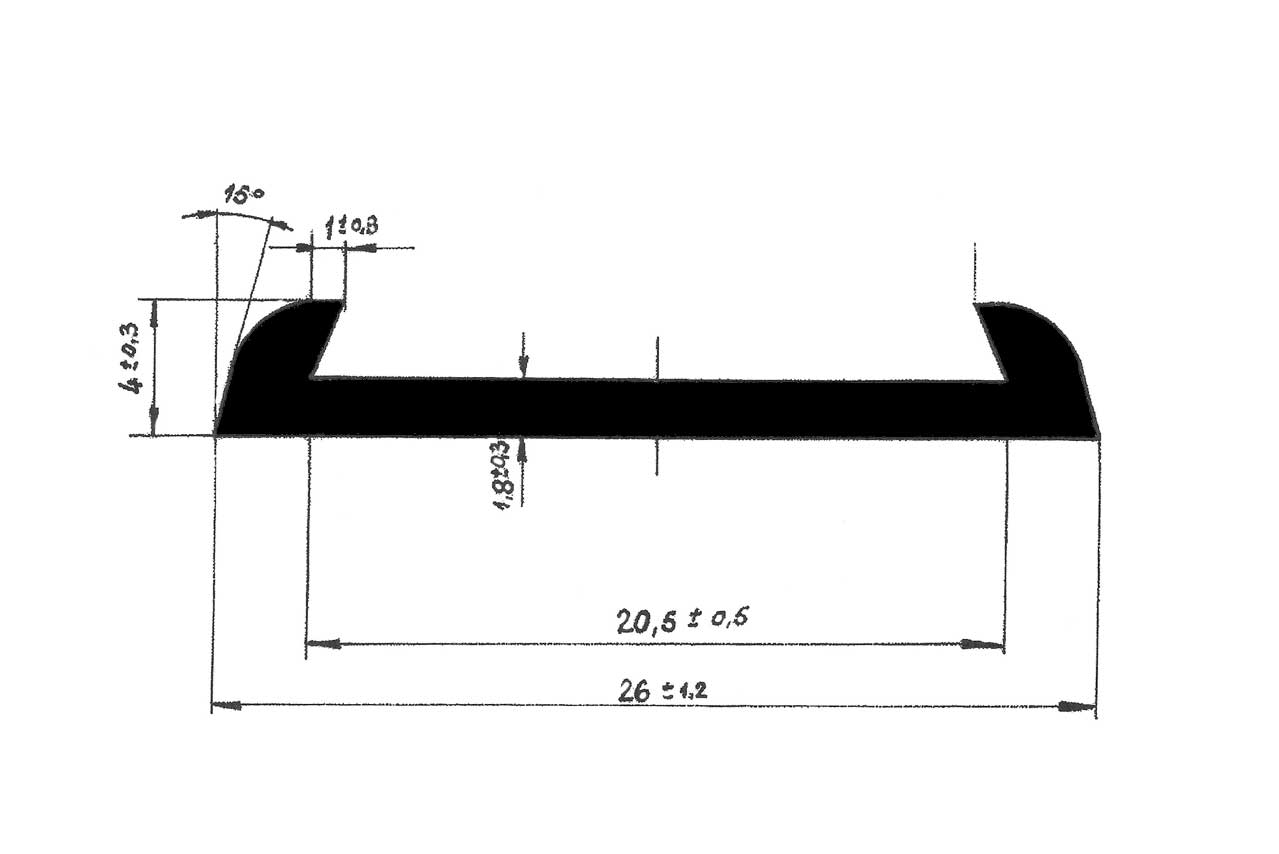 PROFIL 10015 E7 L30000 MM